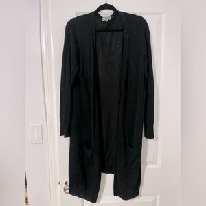 Long trench coat looking sweater